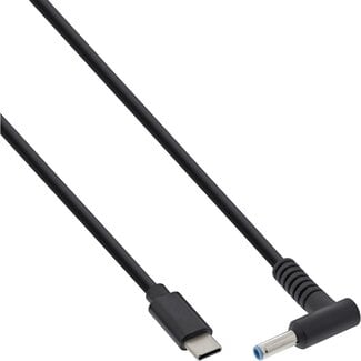 InLine USB-C naar HP en Compaq notebook laadkabel | 4,5 x 2,8mm (met pin) | 2 meter