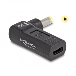 DeLOCK USB-C naar HP en Compaq notebook laadadapter | 4,8 x 1,7mm