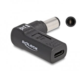 DeLOCK USB-C naar HP en Compaq notebook laadadapter | 7,4 x 5,0mm (met pin)