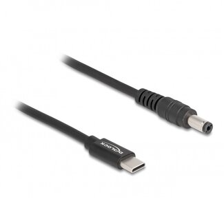 DeLOCK USB-C naar notebook laadkabel | 5,5 x 2,1mm  | 1,5 meter