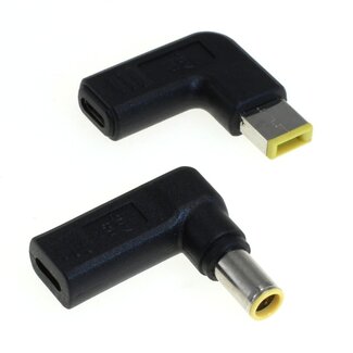 OTB USB-C naar IBM en Lenovo notebook laadadapter | Slim Tip 11 x 5,6mm + 7,9 x 5,5mm (met pin)