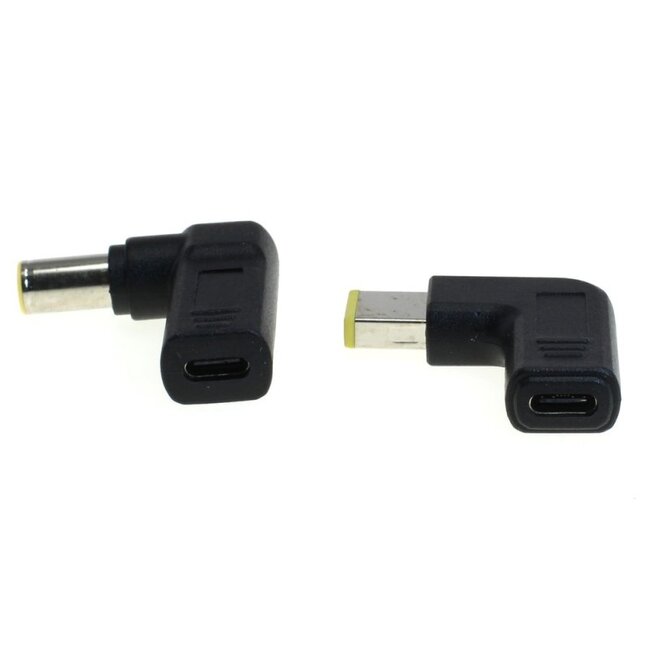 USB-C naar IBM en Lenovo notebook laadadapter | Slim Tip 11 x 4,5mm + 7,9 x 5,5mm (met pin)
