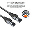 SFTP CAT6a netwerkkabel | 4PPoE/PoE++ 100W | LSZH | zwart | 3 meter