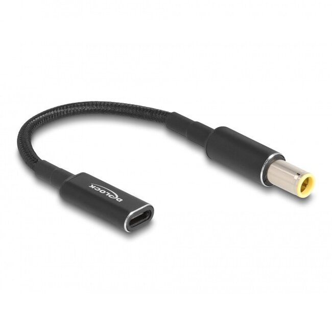 USB-C naar IBM en Lenovo notebook laadadapter | 7,9 x 5,5mm (met pin) | 0,15 meter