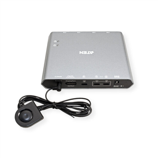 ATEN US3311 2-poorts USB-C 4K DisplayPort KVM-dock