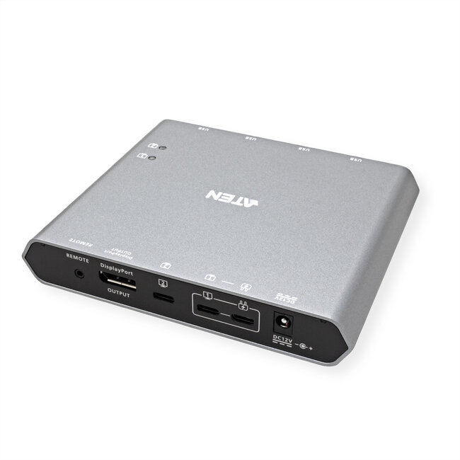 ATEN US3311 2-poorts USB-C 4K DisplayPort KVM-dock