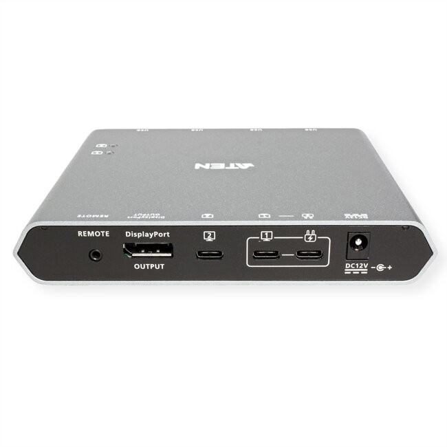 ATEN US3311 2-poorts USB-C 4K DisplayPort KVM-dock
