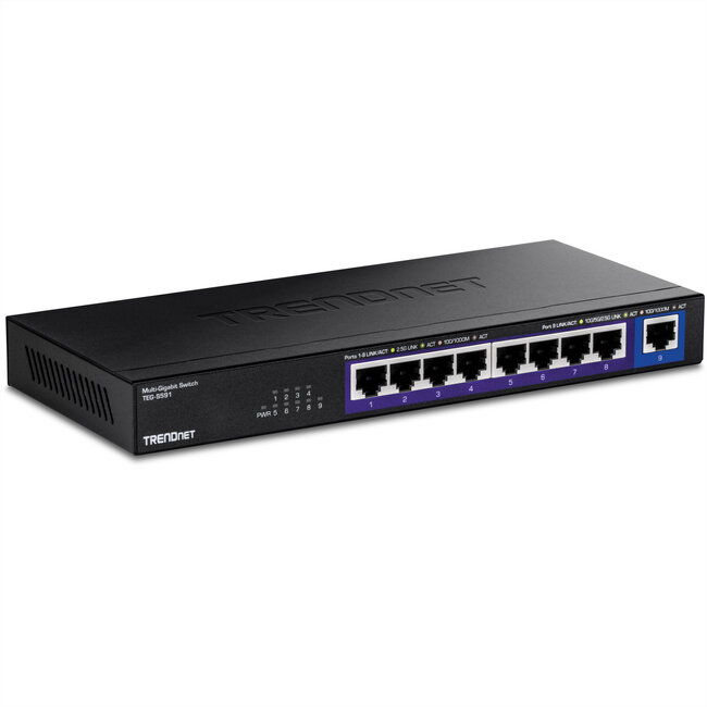 TRENDnet TEG-S591 9-poorts switch, Multi-Gigabit