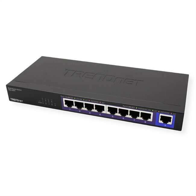 TRENDnet TEG-S591 9-poorts switch, Multi-Gigabit