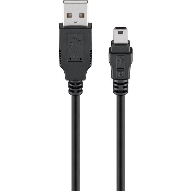 Goobay USB 2.0 Hi-Speed Cable, black 3 m