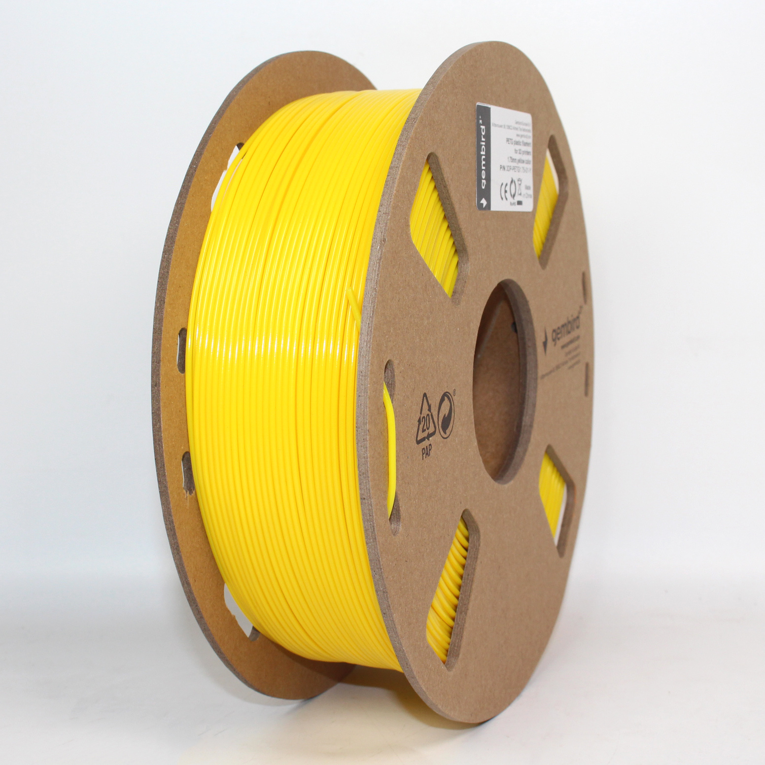 GEMBIRD - High Speed PETG - 1.75 mm - 1kg- Geel - PETG1.75HY-01-Y - 3D Printer Filament