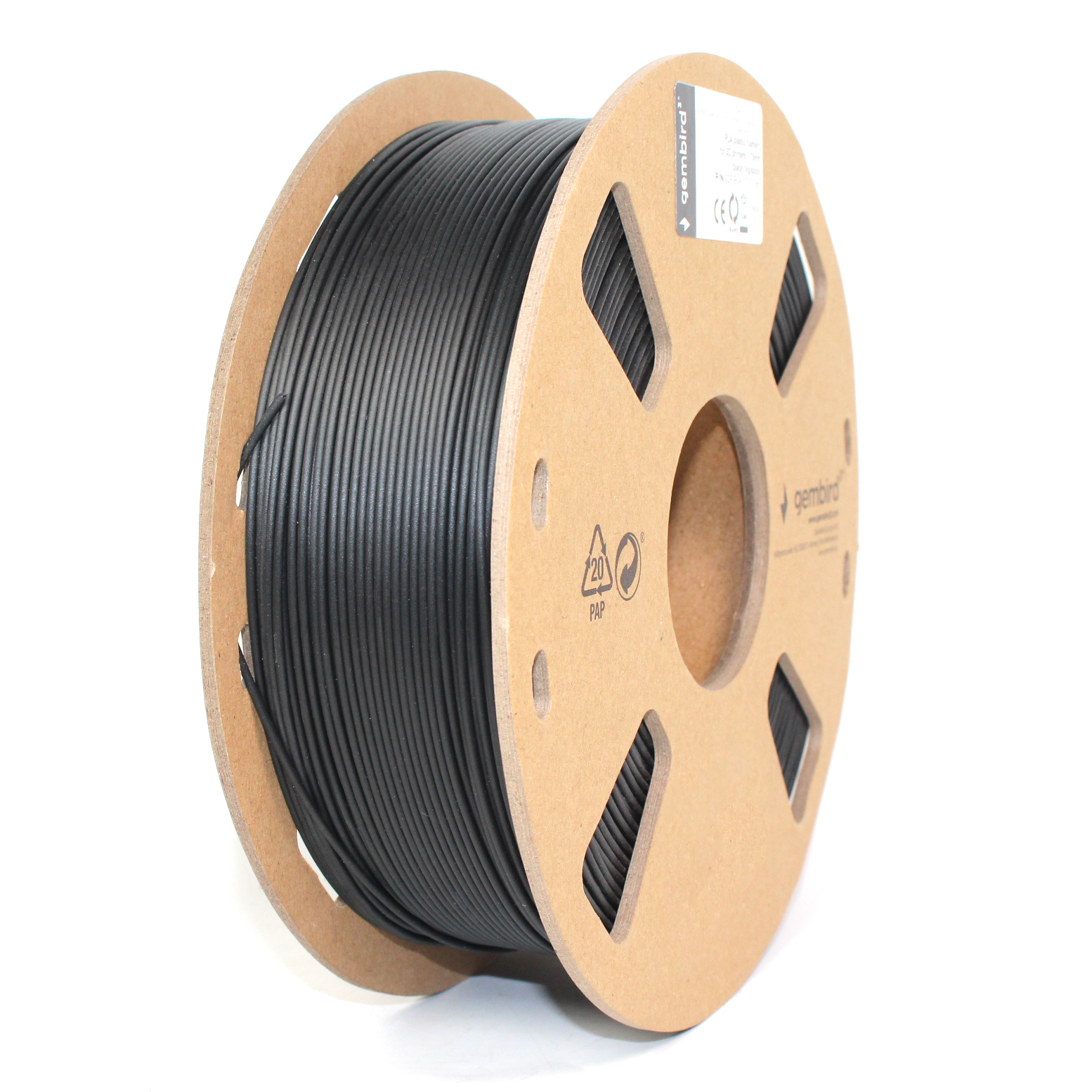 GEMBIRD - High Speed PLA - 1.75 mm - 1kg- Zwart - PLA1.75HY-01-BK - 3D Printer Filament