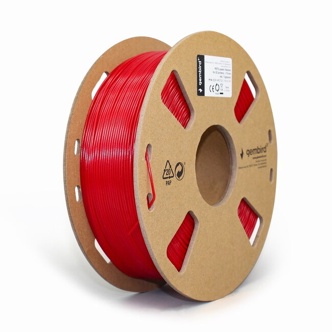 PETG Rood 1.75 mm, 1 kg