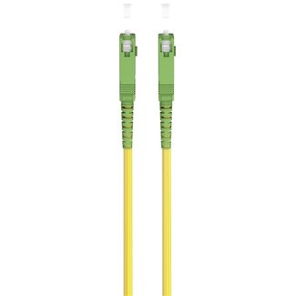 Goobay SC/APC Simplex FTTH kabel | OS2 | geel | LSZH | 25 meter