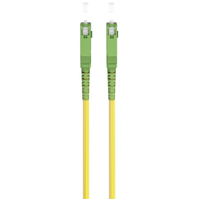 SC/APC Simplex FTTH kabel | OS2 | geel | LSZH | 25 meter