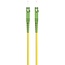 SC/APC Simplex FTTH kabel | OS2 | geel | LSZH | 25 meter