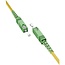 SC/APC Simplex FTTH kabel | OS2 | geel | LSZH | 25 meter