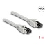 Delock RJ45 Network Cable Cat.8.1 S/FTP 1 m up to 40 Gbps grey