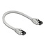 Delock RJ45 Network Cable Cat.8.1 S/FTP 0.25 m up to 40 Gbps grey