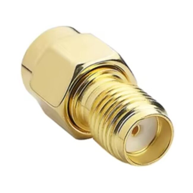 RP-SMA (m) - SMA (v) adapter | 50 Ohm