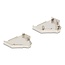 Delock Sub-D connector housing 44 pin metal including female connector and mounting material