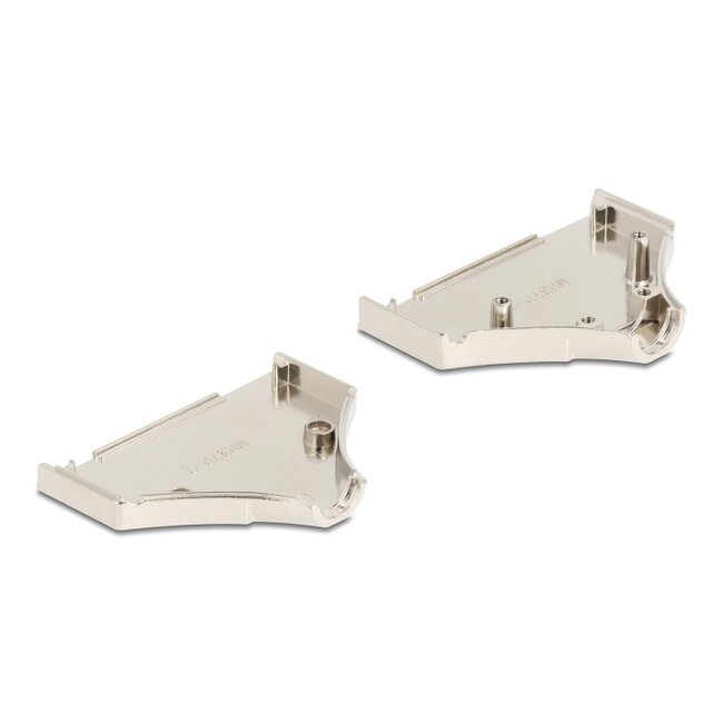 Delock Sub-D connector housing 37 pin metal including male connector and mounting material