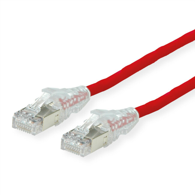 DÄTWYLER Patchkabel Kat.6A (Class EA) S/FTP, CU 7702 flex LSOH, AMP v2, rot, 20 m