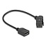 Delock Keystone Module Mini DisplayPort panel mount female to DisplayPort female 45° angled with 30 cm cable 8K 30 Hz black