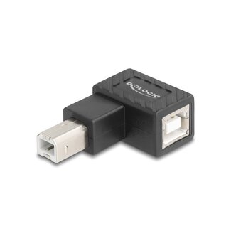 DeLOCK Delock USB 2.0 Adapter USB Type-B male to USB Type-B female 90° left angled