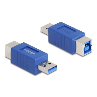 DeLOCK Delock USB 5 Gbps Adapter USB Type-A male to USB Type-B female (crossed)