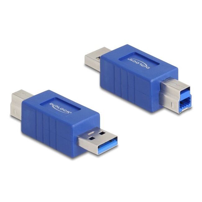 Delock USB 5 Gbps Adapter USB Type-A male to USB Type-B male (crossed)