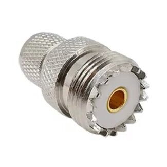 Universal Mini UHF (m) - UHF (v) adapter | 50 Ohm