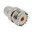 Mini UHF (m) - UHF (v) adapter | 50 Ohm