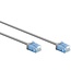 UTP CAT6a slimline netwerkkabel | LSZH | grijs | 0,15 meter