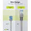UTP CAT6a slimline netwerkkabel | LSZH | grijs | 0,50 meter