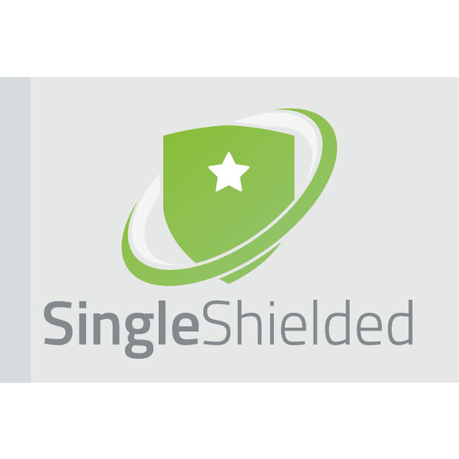 UFTP CAT6a slimline netwerkkabel | LSZH | zwart | 0,15 meter