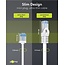 UFTP CAT6a slimline netwerkkabel | LSZH | wit | 2 meter