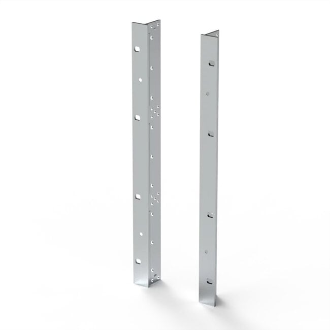 SCHROFF EuropacPRO 19" beugel voor textielkoppakking, Type F, Greepgaten, 9 HE