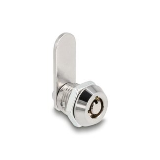 Navilock Navilock Cylinder Lever Lock for equipment cabinets with round cylinder and round hole key - 10.9 x 12 mm / 0-90