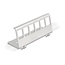 Delock Keystone Metal Mounting 6 Port for DIN rail