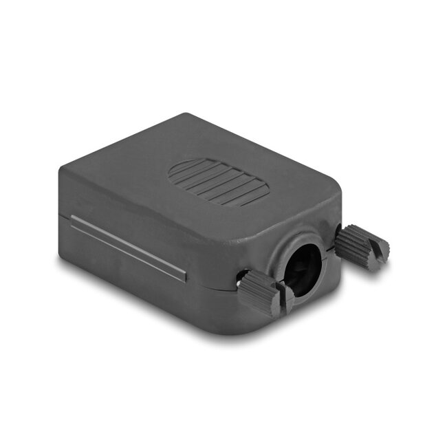 Delock Sub-D connector housing 9 pin serial made of plastic including terminal block Connector socket for RS-232/RS-485/CANBUS