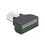 Delock RJ45 plug to Terminal Block with screwdriver Cat.5e