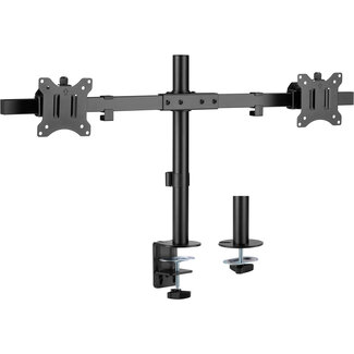 InLine® InLine® Desk Bracket for 2x TV / LED / TFT Display up to 81cm 32", max. 9kg, black