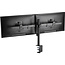 InLine® Desk Bracket for 2x TV / LED / TFT Display up to 81cm 32", max. 9kg, black