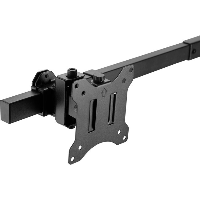 InLine® Desk Bracket for 2x TV / LED / TFT Display up to 81cm 32", max. 9kg, black