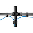 InLine® Desk Bracket for 2x TV / LED / TFT Display up to 81cm 32", max. 9kg, black