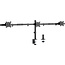 InLine® Desk Bracket for  3x TV / LED / TFT Display up to 81cm 32" max. 7kg black