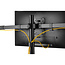 InLine® Desk Bracket for  3x TV / LED / TFT Display up to 81cm 32" max. 7kg black