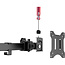 InLine® Desk Bracket for  3x TV / LED / TFT Display up to 81cm 32" max. 7kg black