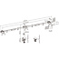 InLine® Desk Bracket for  3x TV / LED / TFT Display up to 81cm 32" max. 7kg black